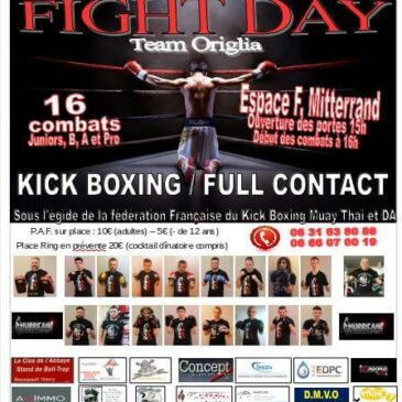 Gala « Fight Day » à Billy-Berclau le 24 avril 2016