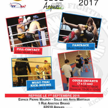 Reprise de la saison sportive 2016-2017