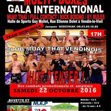 Gala « Nuit d&rsquo;enfer » à Vendin-le-Vieil