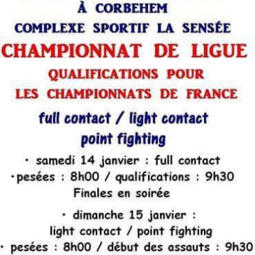 Championnat régional de kick-boxing groupe 1