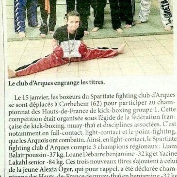 Article de presse….