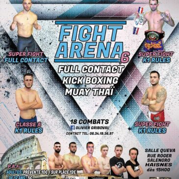 Guillaume au Fight Arena 6