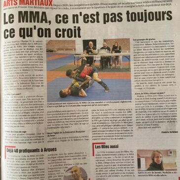 MMA au Spartiate, la presse en parle…