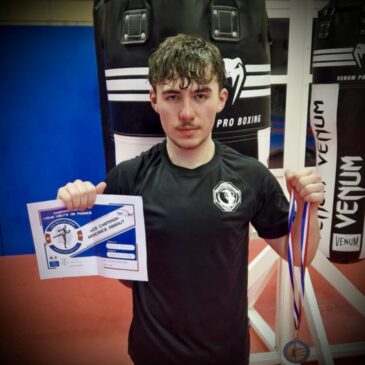 Jahman Pilon, vice-champion de la ligue des Hauts-de-France de Pancrace en -71 kg