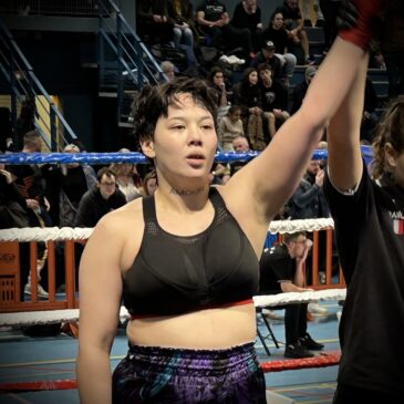 Bérénice Pruvost sacrée championne de la ligue des Hauts-de-France K1-Style en classe B (-70 kg) et qualifiée pour les championnats de France