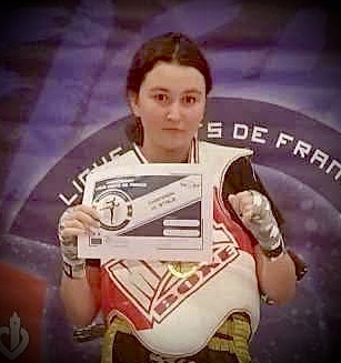 Célia Geoffroy conserve son titre de championne des Hauts-de-France en K1-Style-Light (-65 kg junior)
